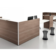 Banque d'accueil linéaire et contemporaine - YO - Design moderne, modulaire et personnalisable_4