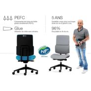 Fauteuil de bureau ergonomique et dynamique WI-MAX - adapté à toutes les positions et morphologies, avec options de confort personnalisées_4