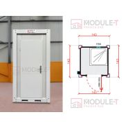 Toilette de chantier wc chantier  Toilettes mobiles Neuf et sur mesure_4