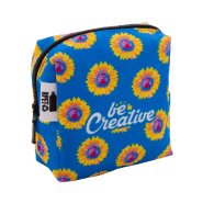 Trousse de maquillage personnalisée - polyester RPET 600D - impression sublimation - forme carrée - 50 pièces minimum_4