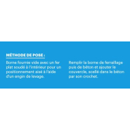 Borne anti-bélier pour zones sensibles - Hauteur hors sol 800 mm - Résistance renforcée_4