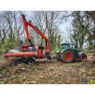 Broyeur de branches mus-max avec joystick électrique pour cabine