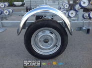 Porte bateau immergeable SUN WAY - D1857 - PTAC : 750Kg - Kit rouleaux - 1 essieu - Reference SW220_PKAYAK_2P_4