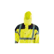 Complet de pluie haute visibilité - Manteau et pantalon en polyester enduit PU avec bandes rétro-réfléchissantes_4