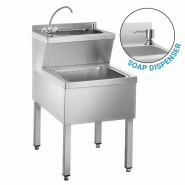 Lave-mains et évier avec distributeur de savon | P 600 mm_4
