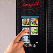 Rôtissoire électrique a balancelles auto-nettoyante façade à écran tactile D-ONE Doregrill_4
