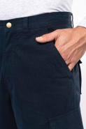 Short multipoches en coton twill - Kariban - Réf: K777 - Aspect vieilli unique_4
