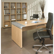 Bureau très moderne et chic, mariage de l'alu et du bois - IXO_4