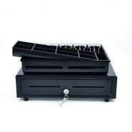 G4142b - Tiroir caisse en métal - Gilong - électronique avec plateau en aluminium 410x420x100 mm_4