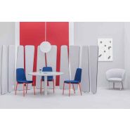 Claustra acoustique VIVA - design atypique, panneaux orientables et finitions personnalisées_4