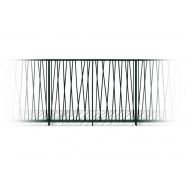 GC3300 Barrières urbaines - Urban'NT - en acier avec montants en fer plat et main courante en tube_4