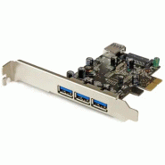 Carte contrôleur PCI Express à  4 ports USB 3.0 - 3 externes 1 interne - Adaptateur PCIe USB avec UAS_4