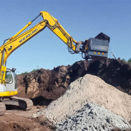 Godet cribleur Série VPV - Modèles à essieux verticaux pour pelles hydrauliques 14 à 24 tonnes - Viper Metal_4