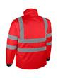 Parka/veste amovible haute visibilité 4x1 - manches longues amovibles - bicolore rouge/noir_4