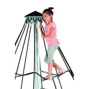 Araignée pour aire de jeux - Hauteur 2m, 2.7m ou 3.5m - Filet de pyramide en corde armée Ø 16 mm_4