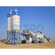 Centrale à béton mobile Master-60 Pegasus-Bear-Panthera - 50 m³/h - silo intégré 36 tonnes (modèle BEAR)_4