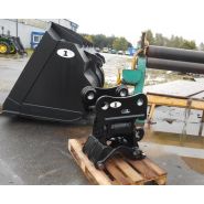 Tilt motor compatible avec attaches rapides pour pelles