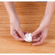 Lingettes en cellulose - réutilisables avec de l'eau - 230 x 230 mm - blanc givré - 33 gr_4