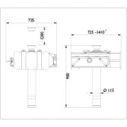 GDT150 - Crics de fosse hydropneumatiques télescopiques - AC Hydraulic - 15 tonnes_4