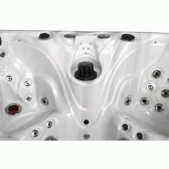 THE JOY - Spa portable - 4 places - 7 assises - 225x225x91 cm - Massage Aqua Rolling et 70 jets_4