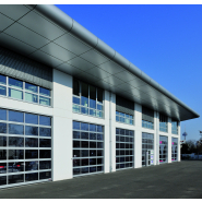 Porte sectionnelle industrielle sur mesure Hormann - motorisée ou manuelle - usage intensif avec 10 couleurs au choix_4