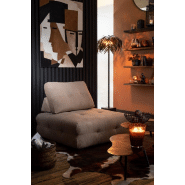 Table basse MISTE en aluminium noir - gigogne avec piétement en bois massif et plateau laqué_4