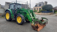 John deere 6115m + chargeur john deere h340 + bms 220_4