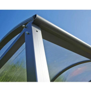 Abri vélos et motos voûte XXL - Structure acier galvanisé - Toiture polycarbonate anti-UV - 5000x3010x4160 mm_4