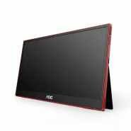 AOC 16G3 téléviseur et moniteur portables Moniteur portable Noir, Rouge 39,6 cm (15.6