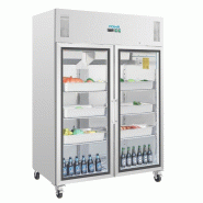 Armoire réfrigérée positive - 2 portes vitrées - GN 2/1 - 770 L | Polar - CW198_4