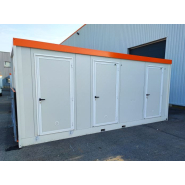 Bloc sanitaire mobile adapté au secteur événementiel et à la construction