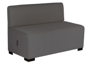 Canapé 2 places - Coloris variés - Revêtement tissu OEKO TEX - Fabrication Européenne_4