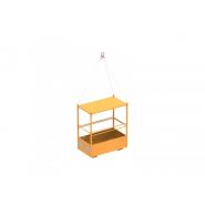 Nacelle de travail avec main courante et capacité de 1 à 4 personnes