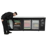 Arrière bar 4 portes en vitres coulissantes (+2°c à +8°c)_4