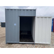 Container maritime 20 pieds - High Cube (HC) - 3 portes - robuste et durable - adapté pour le  stockage de marchandises volumineuses_4