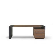 Crossing - Bureau de direction en cuir et bois - i 4 Mariani_4