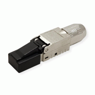 ROLINE Connecteur RJ-45 à confectionner Cat.6A (Classe EA), STP, argent_4