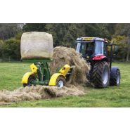 Dérouleuse à chaîne SL700X - Hustler Equipment - capacité 2 balles, balles rondes et enrubanné_4