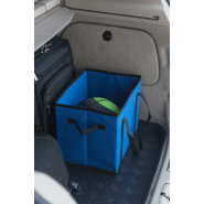 Sac de rangement pliable en non-tissé - avec poignées - pour coffre de voiture - couleur bleue_4