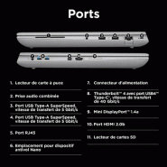 HP ZBook Fury G11 Intel® Core¢ i7 i7-14700HX Station de travail mobile 40,6 cm (16