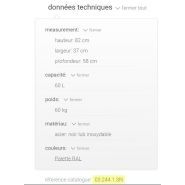 Start double 03.244.1.Sn - cendrier corbeille haute durabilité - Zano - 2 bacs semi-circulaires_4