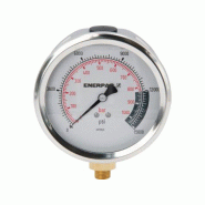 G4089L, Manomètre, 100 mm  Face,  Raccordement Vertical, Bain de glycérine, 1000 bar pression maximale_4
