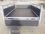 Remorque bagagère en bois - WOODY DV75 - 1 essieu - PTAC : 750 Kg - 256 x 134 cm - Référence -CW 255 133 1350 1 - Saris_4