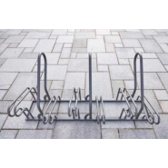 Support vélos 6 places - OPTIMUM - Hauteur 527 mm - Largeur 572 mm - Acier - Emplacements décalés_4