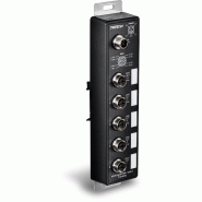 TRENDnet TI-XPG50 Switch ferroviaire industriel, EN50155 M12 Gigabit PoE+ à 5 ports_4