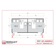 Bureau de chantier modulaire en kit - Avec ou sans sanitaire - Temporaire ou durable_4