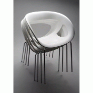 Chaise visiteur empilable So Lamezia - P01_4