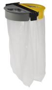 Support sac poubelle Citwin intérieur essentiel 2x75L et 3x45L sur pied, 2x110L mural - Corps gris_4
