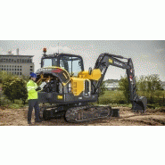 Cabine ergonomique de la pelle compacte Volvo EC60E