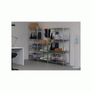 Étagère métal chromé 3 tablettes 90 cm_4